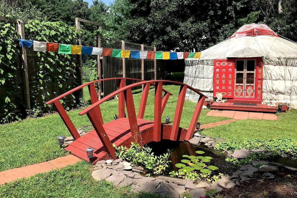 Saratoga Springs Cabin | Authentic Mongolian Yurt for a Serene Healing Retreat in Saratoga Springs, New York
