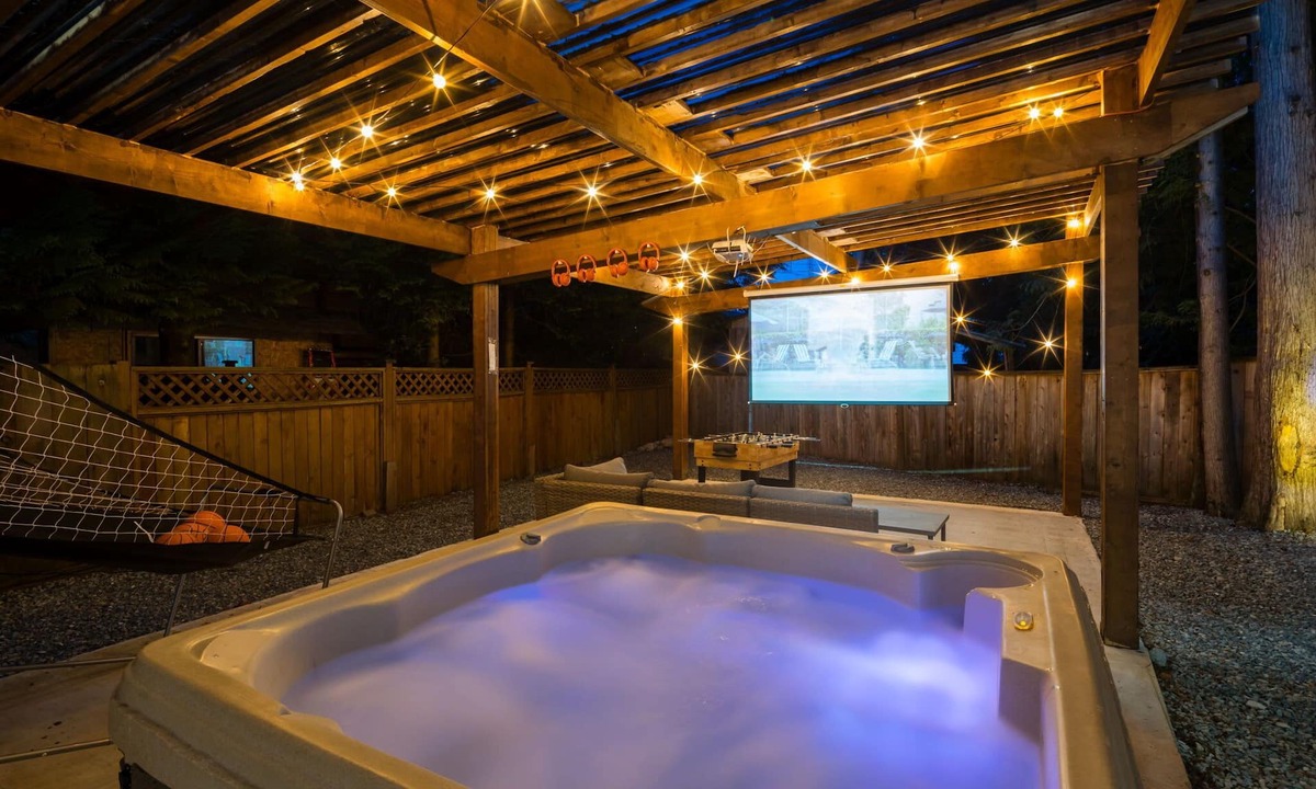 Langley House | Bunny Bliss - Upper Level, HotTub, FirePit,Theatre