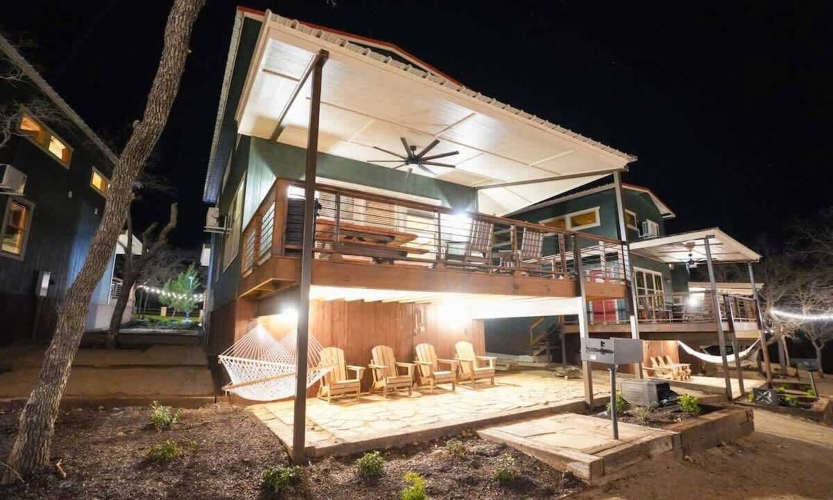 Bridgeport Cabin | Cabin 12 - CampQYB- Modern Lux Rustic Cabin, Hot Tub, FirePit, Games
