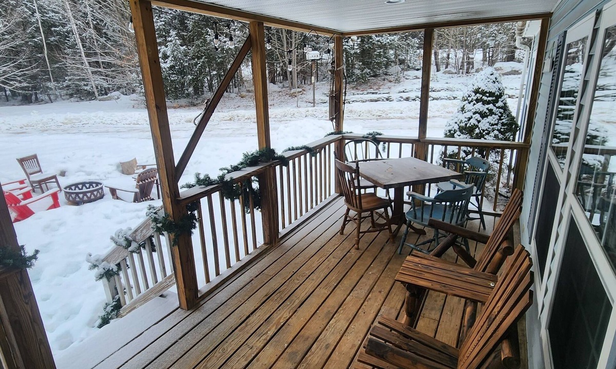 Bethel House | Chandler Hill Base Camp - Enjoy A Nature Getaway In This Rustic Home In The Mountains, 10 Minutes From Sunday River Ski Mountain! 4 Bedroom Home by RedAwning