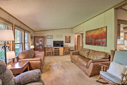 Burdett House | Charming Burdett Home with Grill, Gazebo + Yard