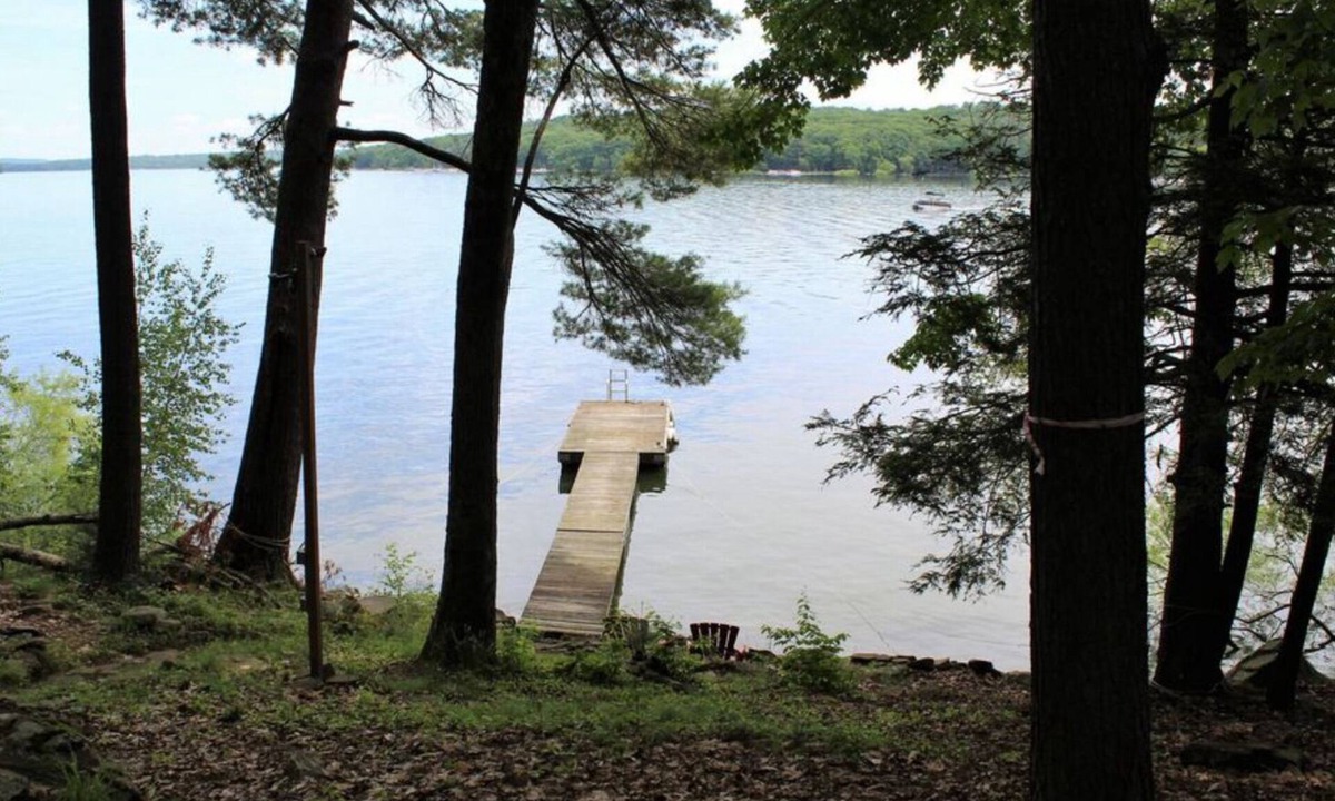 Paupack Cabin | Charming Lakefront Cabin with private dock - kid and pet friendly!