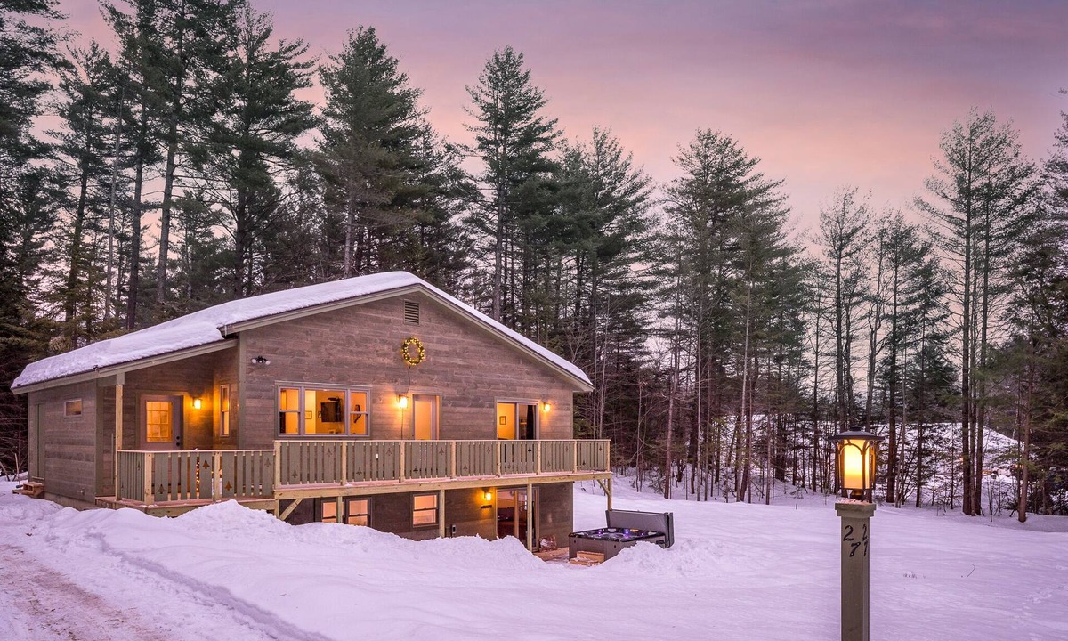 Sunday River Area House | Coombs Chalet- Cozy Home in the Trees Minutes from Sunday River