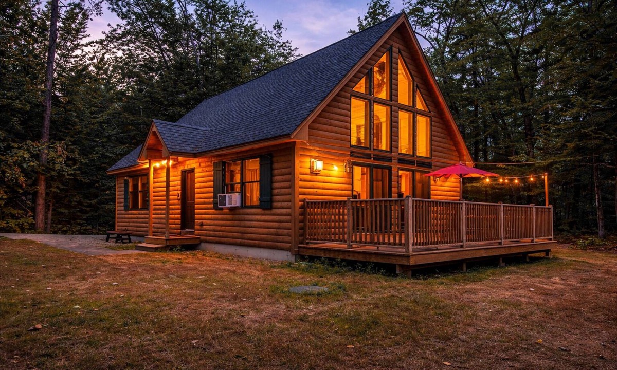 Birchview by the Saco Cabin | Cozy Woodland Escape w/Hot Tub-Near Attitash