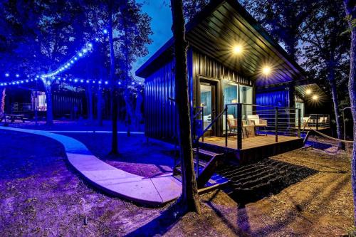 Alvord House | Enchanted Woodland Cabins by the Mountain in Texas with Private Pond and Scenic Trails