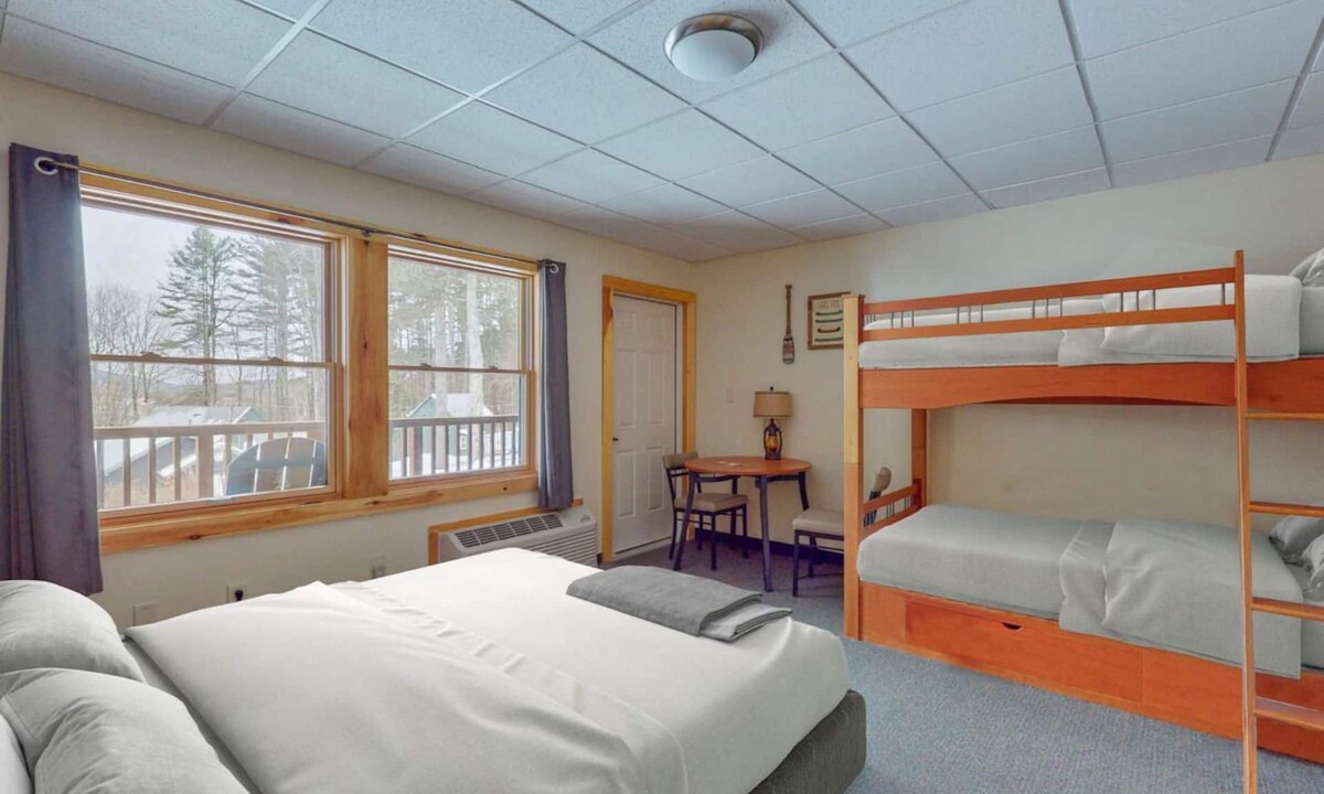 Schroon Lake Hotel | Enjoy Scenic Sunset from Outdoor Firepit | Perfect For Family Stay + Pool Access