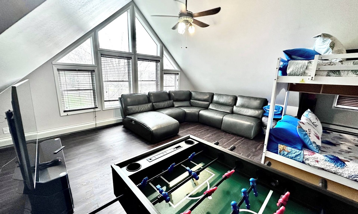 Charlotte Apartment | Entertainment-Packed Stay for Families! Treats, Arcades, Games & Playground