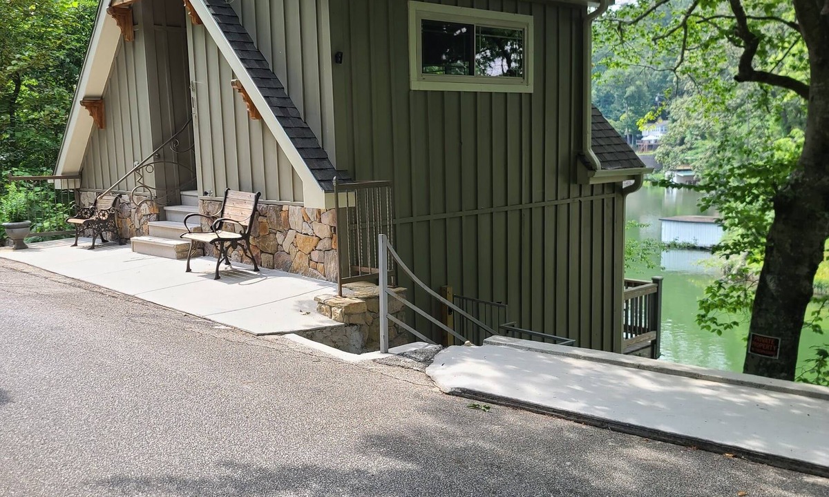 Lake Lure House | Fabulous 2-bedroom house with Boathouse and Screened Porch on charming Lake Lure