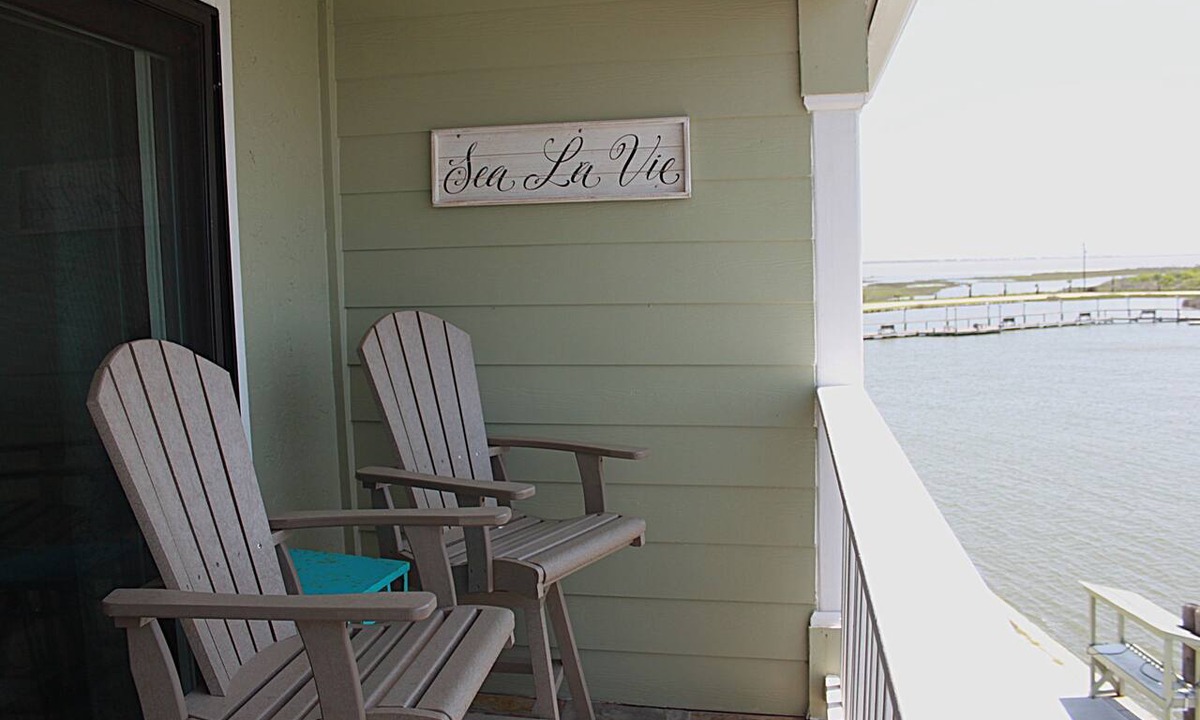 Rockport Condo | Fantastic water view from comfortable cozy condo