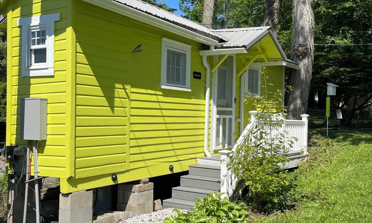Canadohta Lake Cottage | Goldfinch Cottage: Cozy Rustic Lakefront Escape at The Pier, Perfect for 2!
