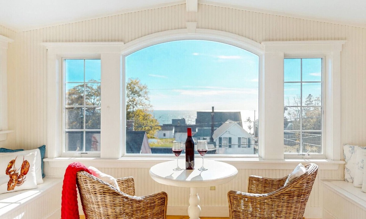 Ocean Point House | Historic Maine Cottage with Wrap-Around Porch & Ocean Views