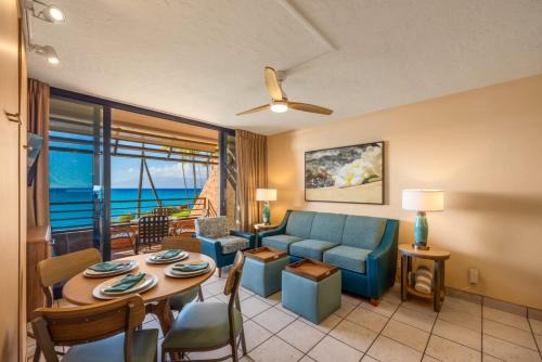Honokowai House | Kuleana Club #615 Oceanfront - 1 bedroom & 1 bathroom - Gated 2nd Fl
