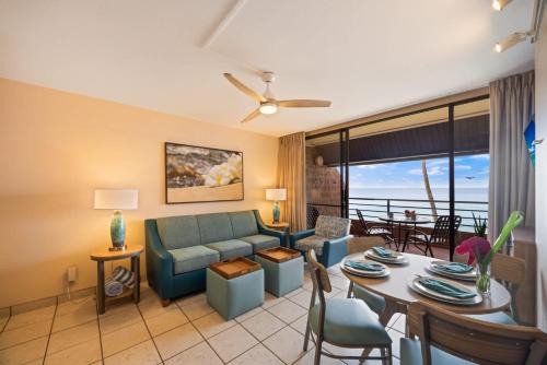 Honokowai House | Kuleana Club #619 Oceanfront - 1 bedroom & 1 bathroom - Gated 3rd Fl