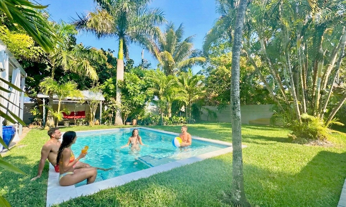 South Middle River House | La Bougainvillea: 3BR, 2BA Home - Heated Pool