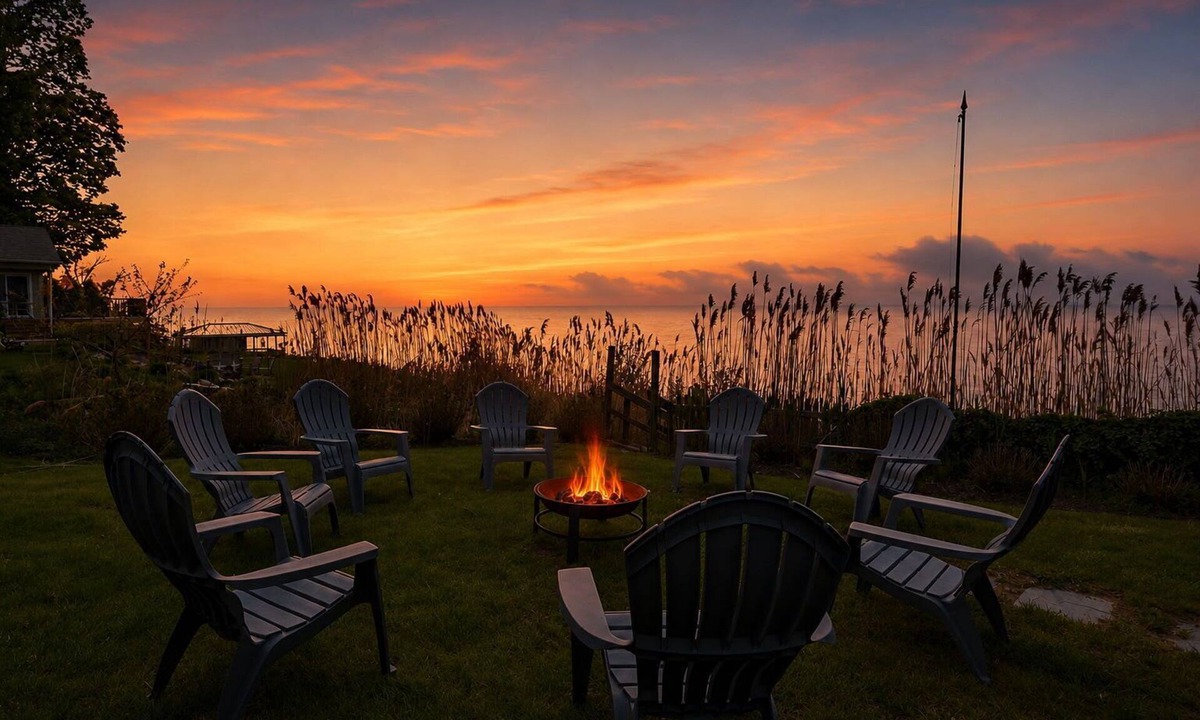 Madison-on-the-Lake House | Lake Erie Beachfront Retreat - 8 BR + Private Beach & Hot tub!