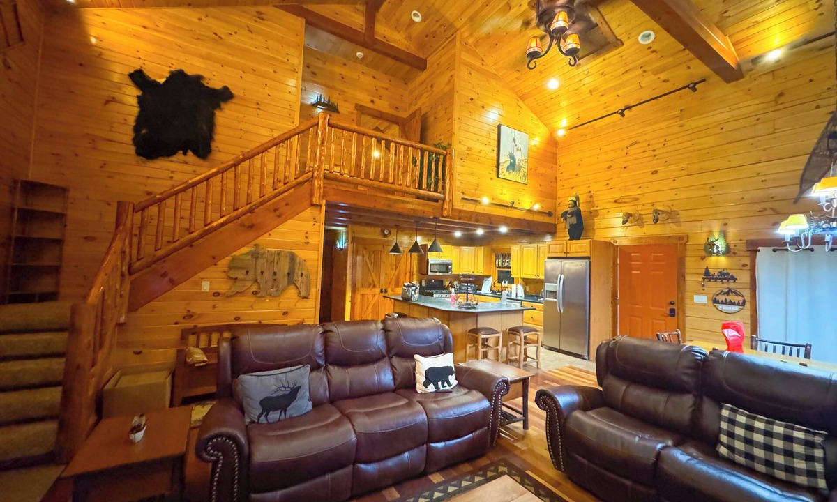 Lake George Cabin | Lake George Cabin Retreat - Firepit, Games, Minutes from Lake & Village!