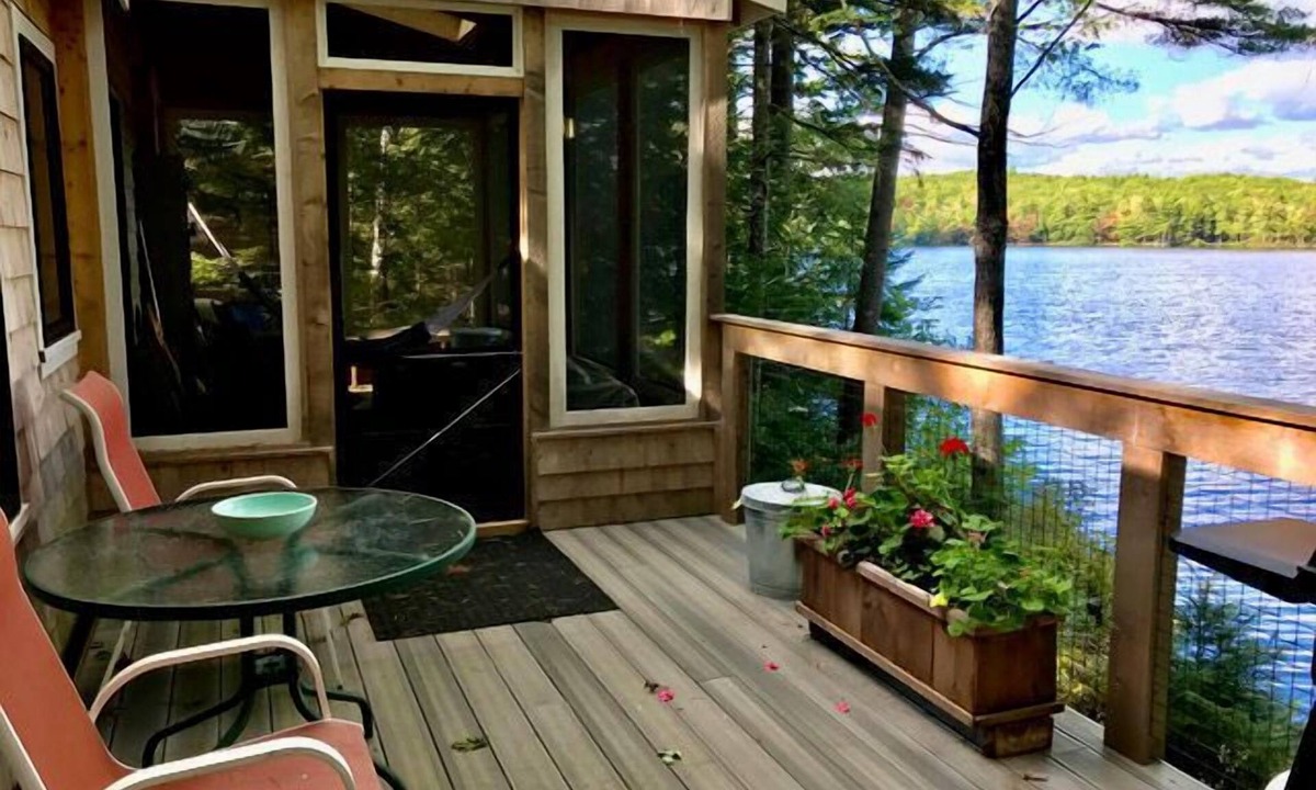 Lincolnville Cabin | Lakefront Cottage | Panoramic Nature & Water Views
