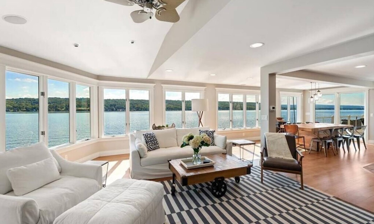 Geneseo House | Lakefront Estate | Pool, Hot Tub, Game Barn | Sleeps 16+