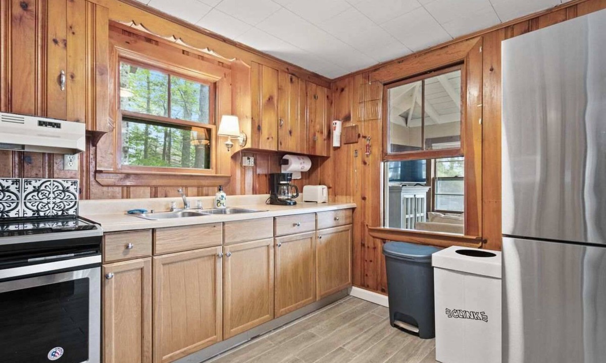 Naples Cabin | Long Lake Cabin: Shared Beach, Grill, Porch