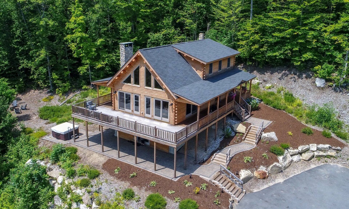 Gilead Cabin | Luxury Cabin nr Sunday River: Mtn Views, Hot Tub, Ski Hike ATV