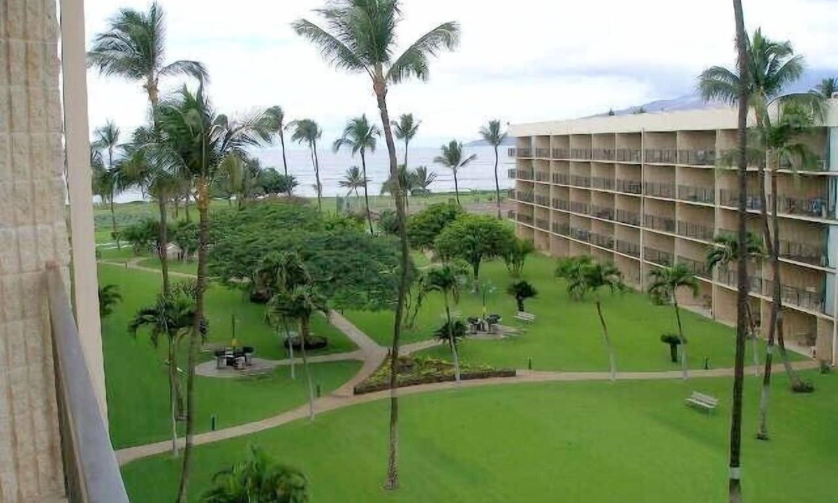 Kihei Condo | Maui Sunset B502, 1 BR, 2 BA with Partial Ocean View
