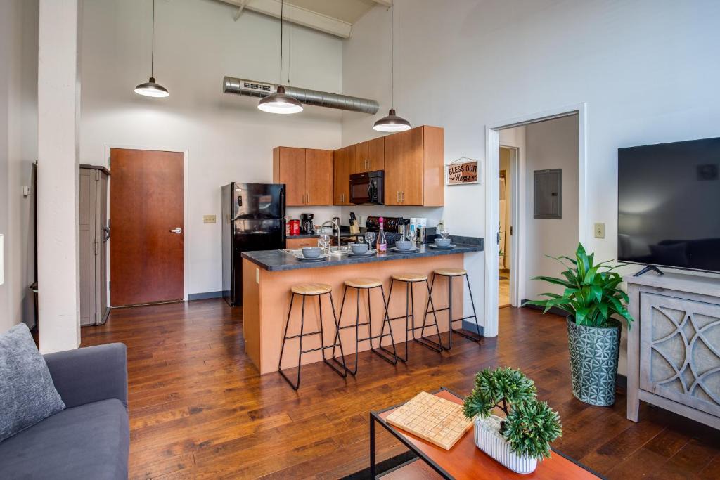 Rochester Apartment | NY Style Centric Loft with King Bed by Park ave