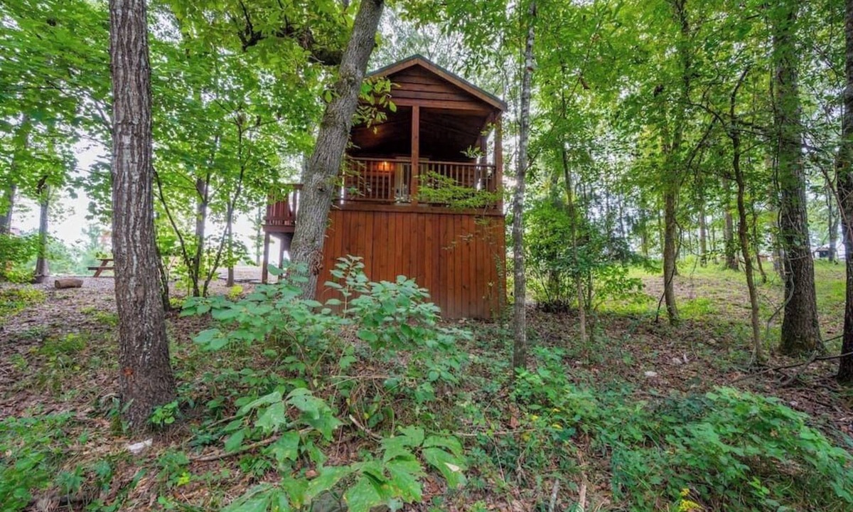 Broken Bow Cabin | OakLeaf: Sleep 5, Tiny Cabin, Pets, Near Park/Lake