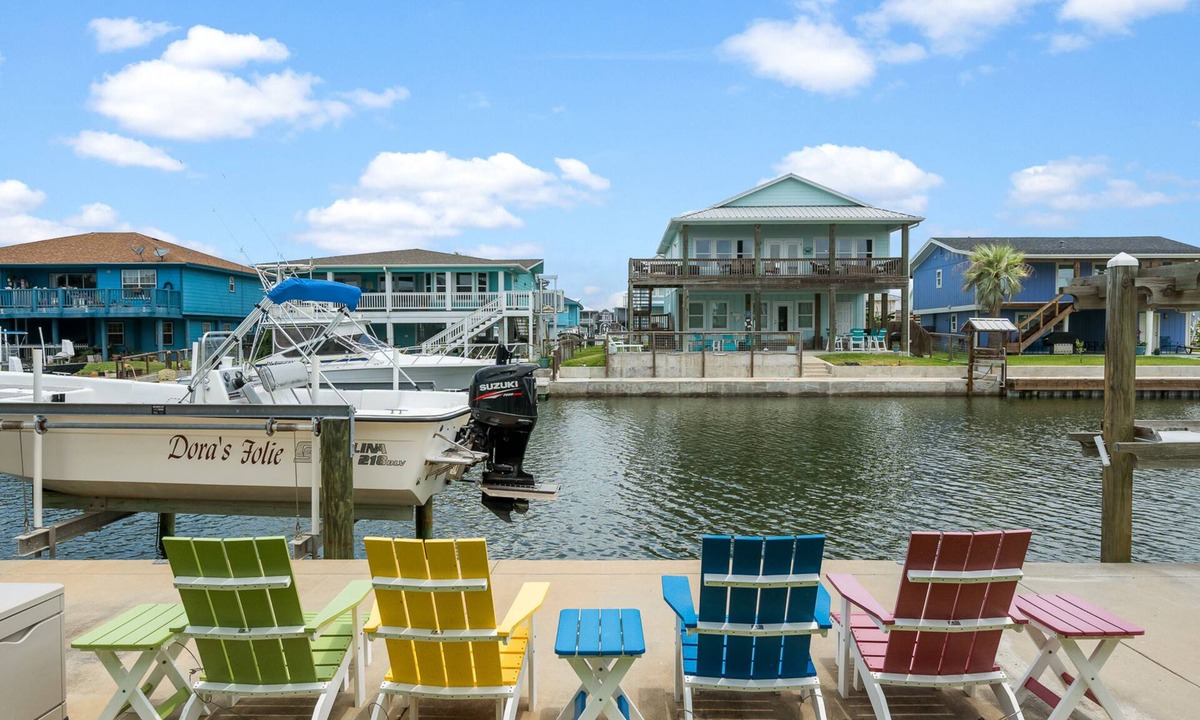 City-by-the Sea House | Off the Charts | Canal Front + Boat Dock