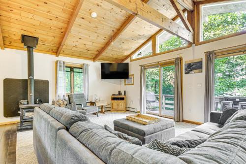 Bridgton House | Peaceful Highland Lake Home w/Kayaks, Dock Access