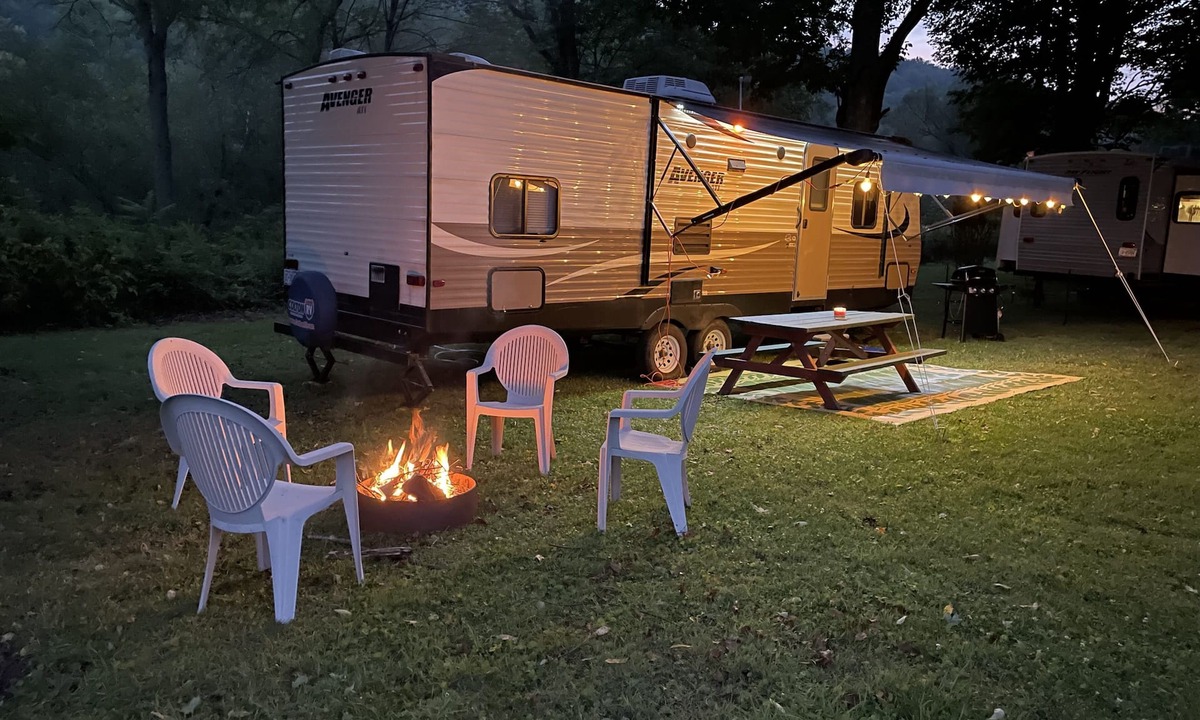 Black Creek RV Rental | Private Creekside RV Stay Near Ellicottville NY @ Campground Adventures