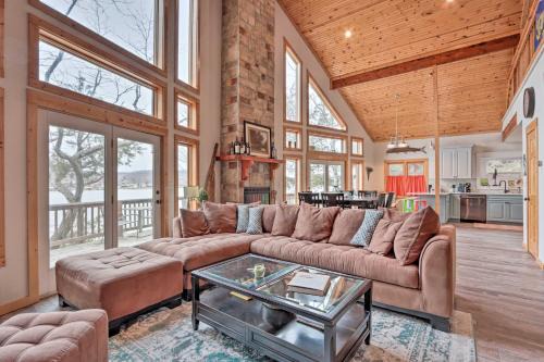 Roach House | Private Dock, Lake Access! Multi-Level Ozarks Home