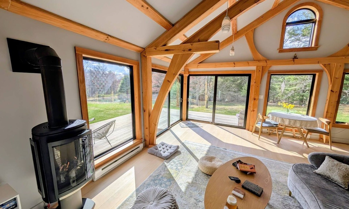 Spring Mills Cottage | Private Escape: Gorgeous Cabin on 20 acres overlooking pond.