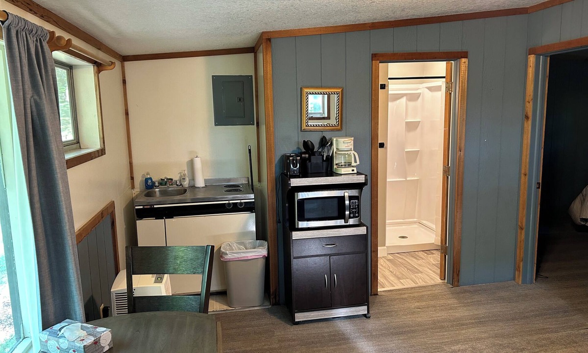 Palmyra Cabin | Rustic cabins in secluded campground with lake access and woods to wander in.