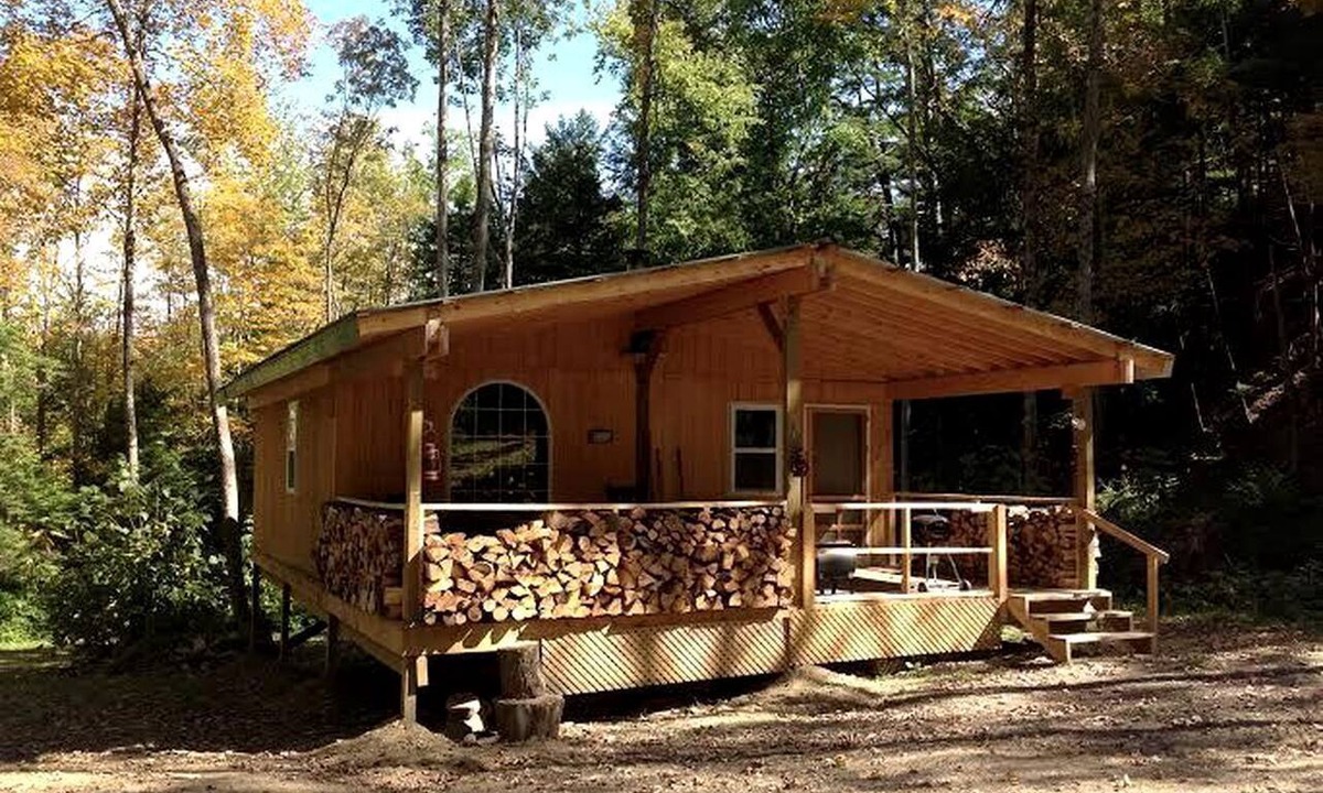 Dalton Cabin | Rustic Creekside Cabin on 100-Acre Forest near Letchworth Park, New York
