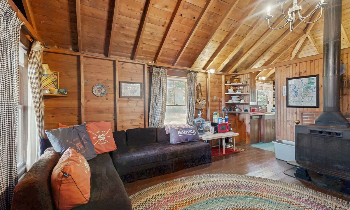 Greenville Junction Cabin | Rustic, dog-friendly lakefront cabin w/gorgeous lake views and private W/D