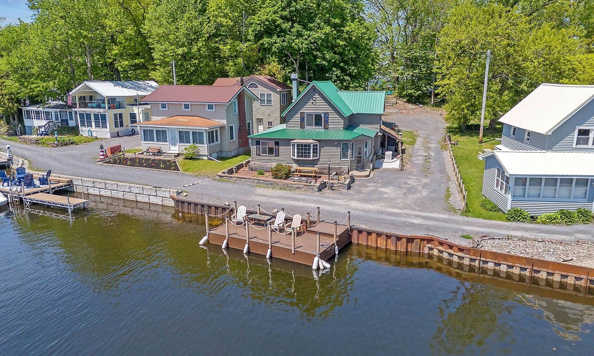 Port Ontario House | Rustic Riverside Charm and Exclusive Fishing Access!