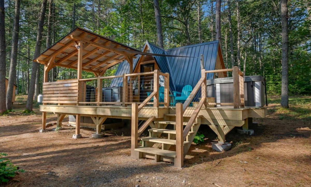 Oxford Cabin | Secluded A-Frame Cabin Near Ponds Oxford