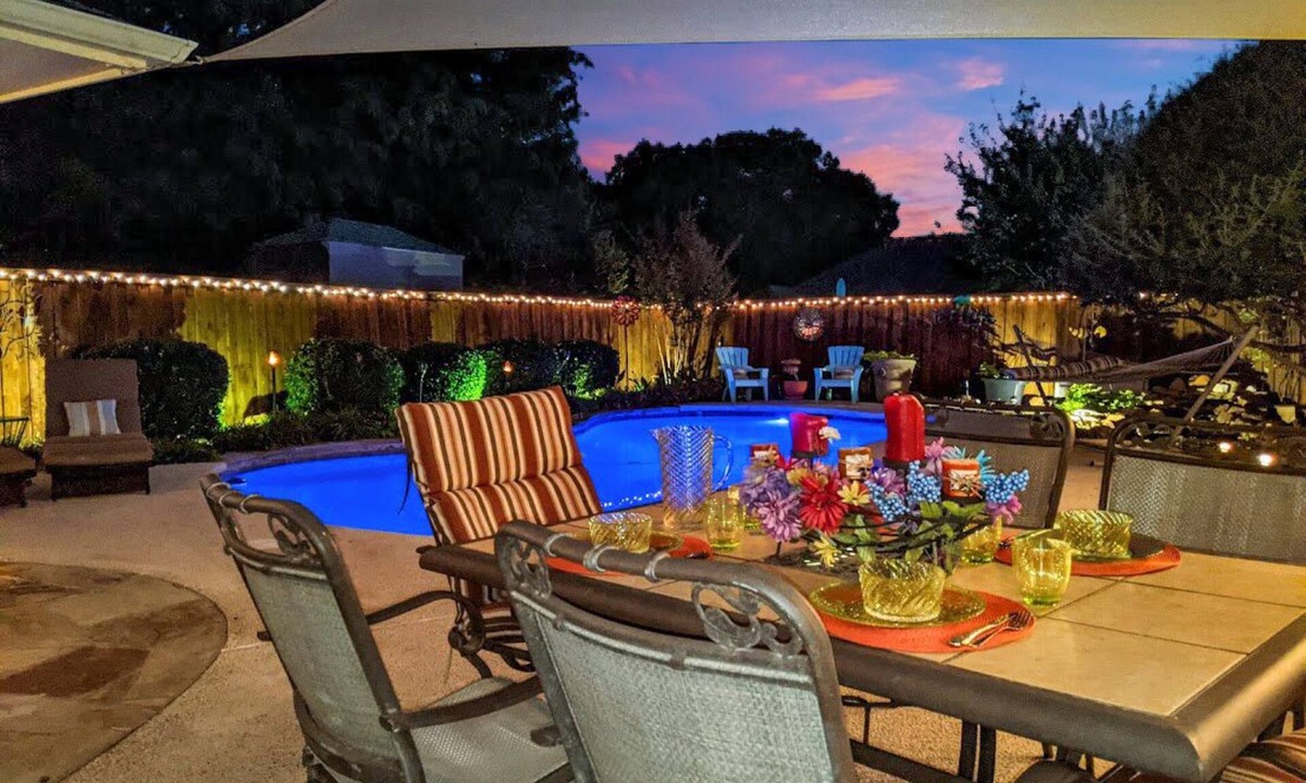Plano House | Secluded Oasis w/Diving Pool, Hot Tub & Koi Pond
