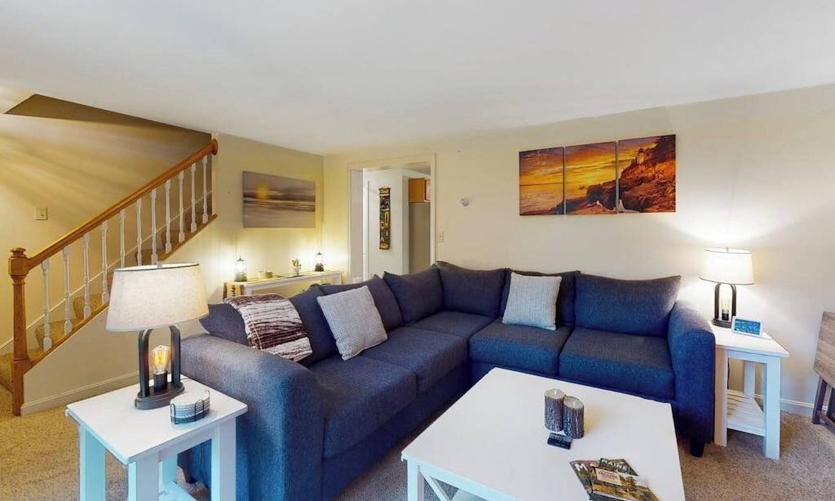 Lamoine House | Serene home with a deck, grill, firepit, board games, washer/dryer, & mtn views
