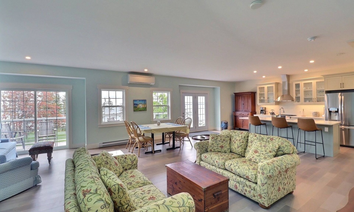 Little Pond Apartment | Spacious upper level 2 bedroom unit overlooking the water