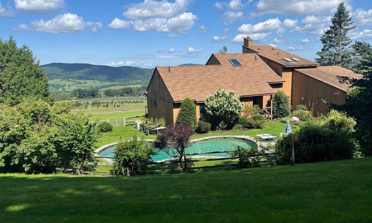Town of Copake House | Stunning views & charming spacious 4-BR home pool and fireplace in Copake Falls