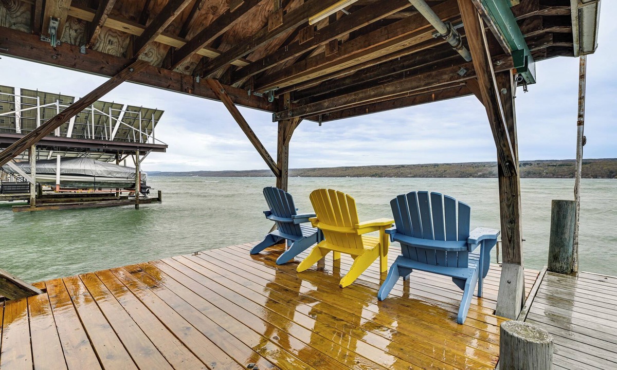 Burdett House | Sunset Side of Seneca Lake! Family Home w/Dock