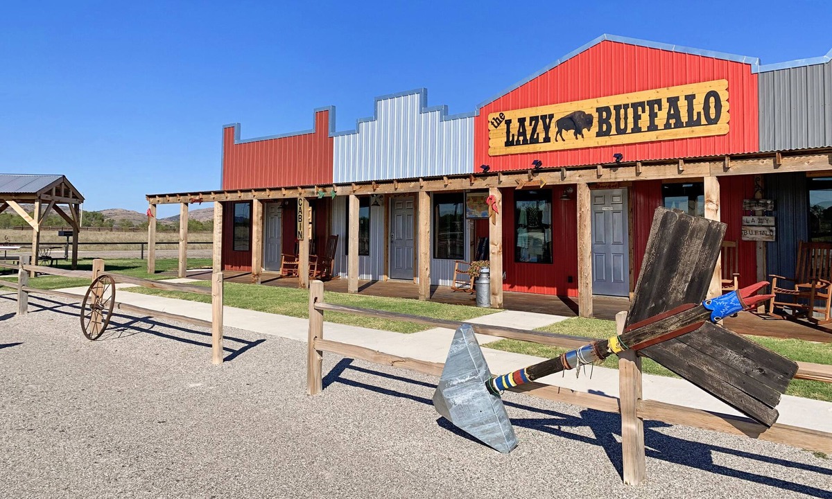 Cache Cabin | Take a Hike Cabin Explore the Wichita Mountains, Handicap king bed, sleeps 2