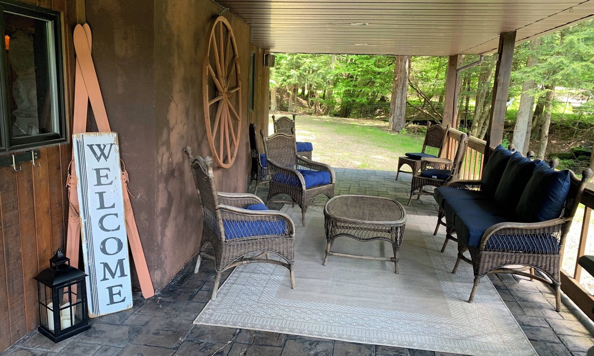 Allegany Cabin | This beautiful Lodge in the woods is perfect for year round enjoyment!