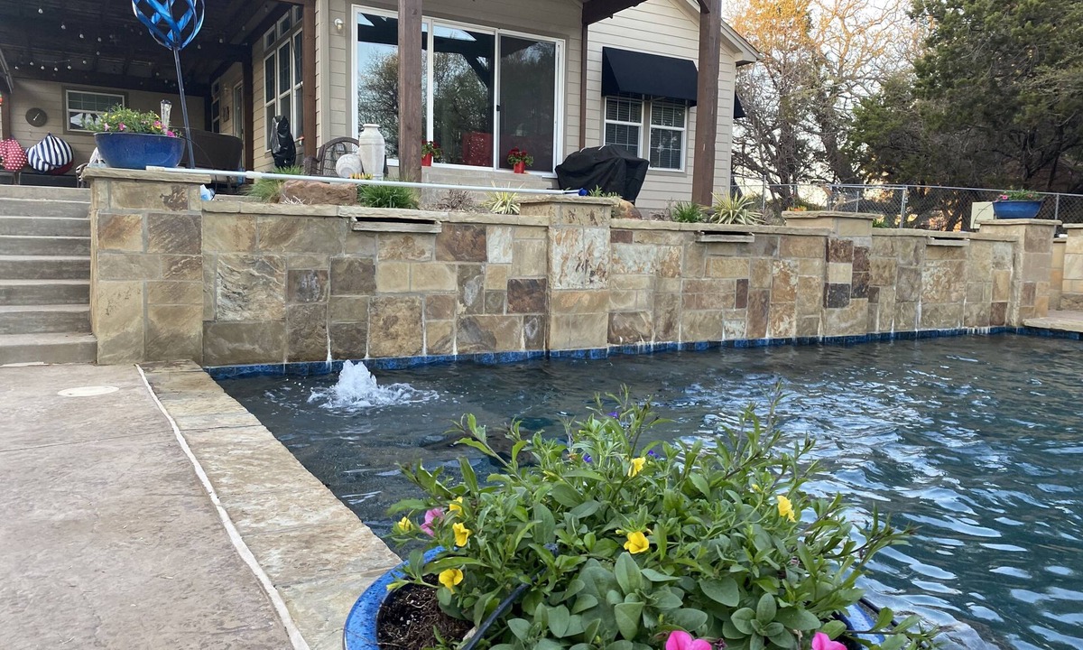 Graham House | Tranquil Waterfront property with a pool, hot tub, fire-pit & large patio.