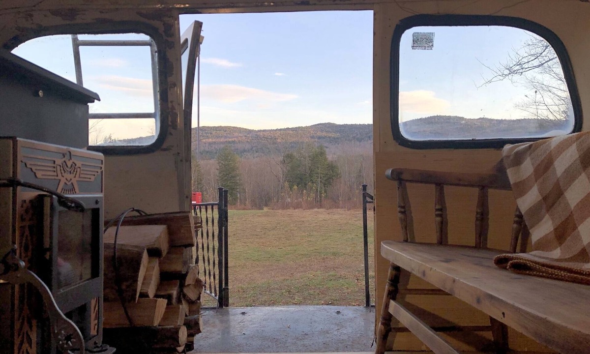 Chatham House | Unique 1962 Vintage Bus in the heart of the White Mountain National Forest