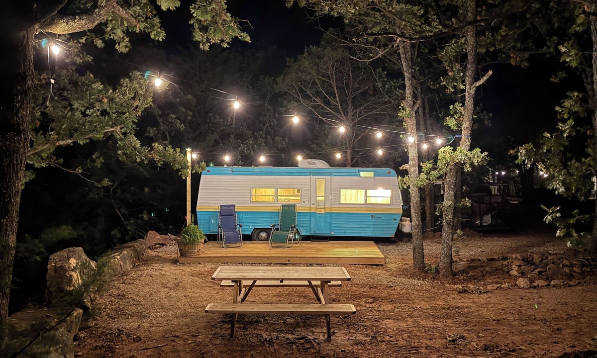 Osage County House | Vintage Camping at Keystone Lake: Boat Rental, Hiking, Campfire, Serene Outdoors