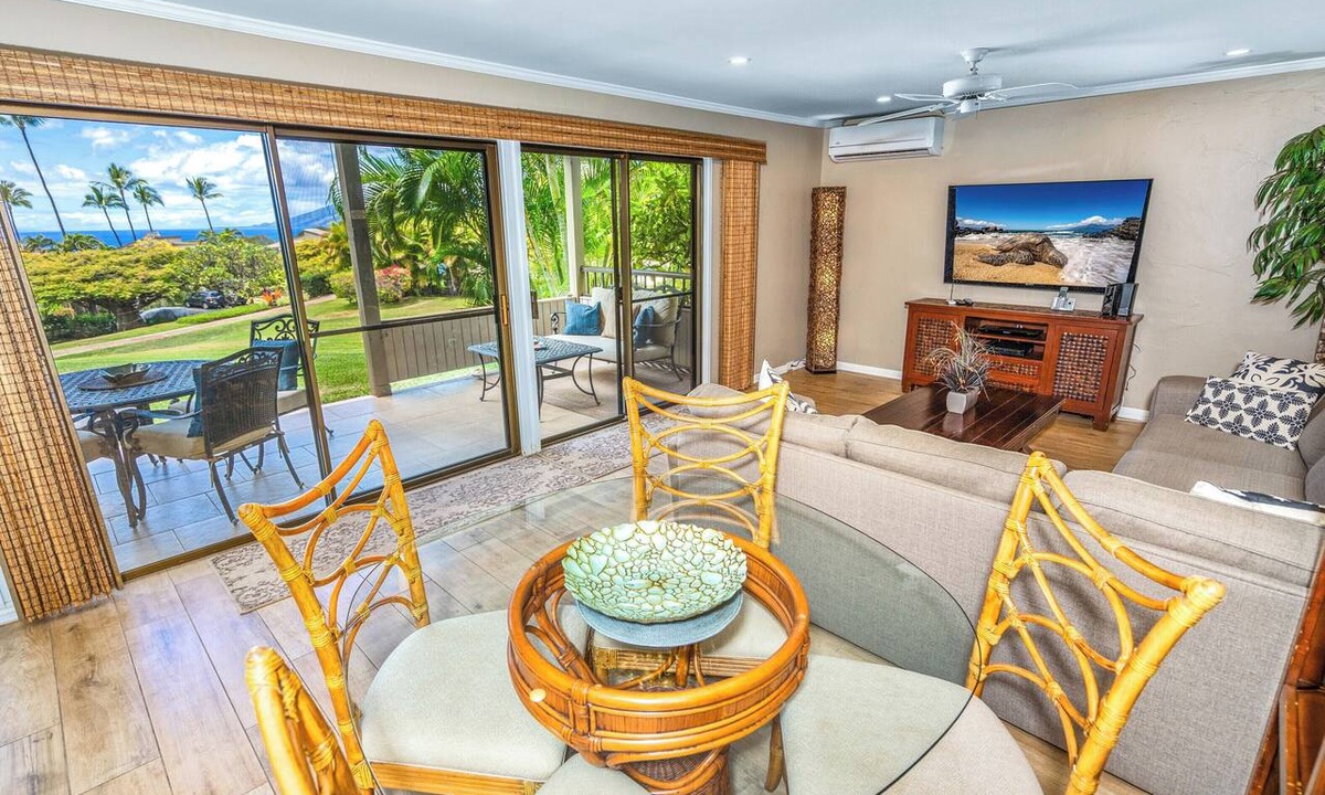 Wailea Condo | Wailea Ekolu #805 Deluxe Ocean View Townhouse! Open Layout, Wifi, Full A/C