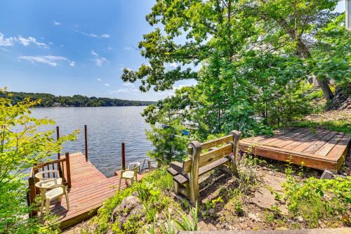 Lake George House | Waterfront Glen Lake Cabin w/Boat Dock & Deck