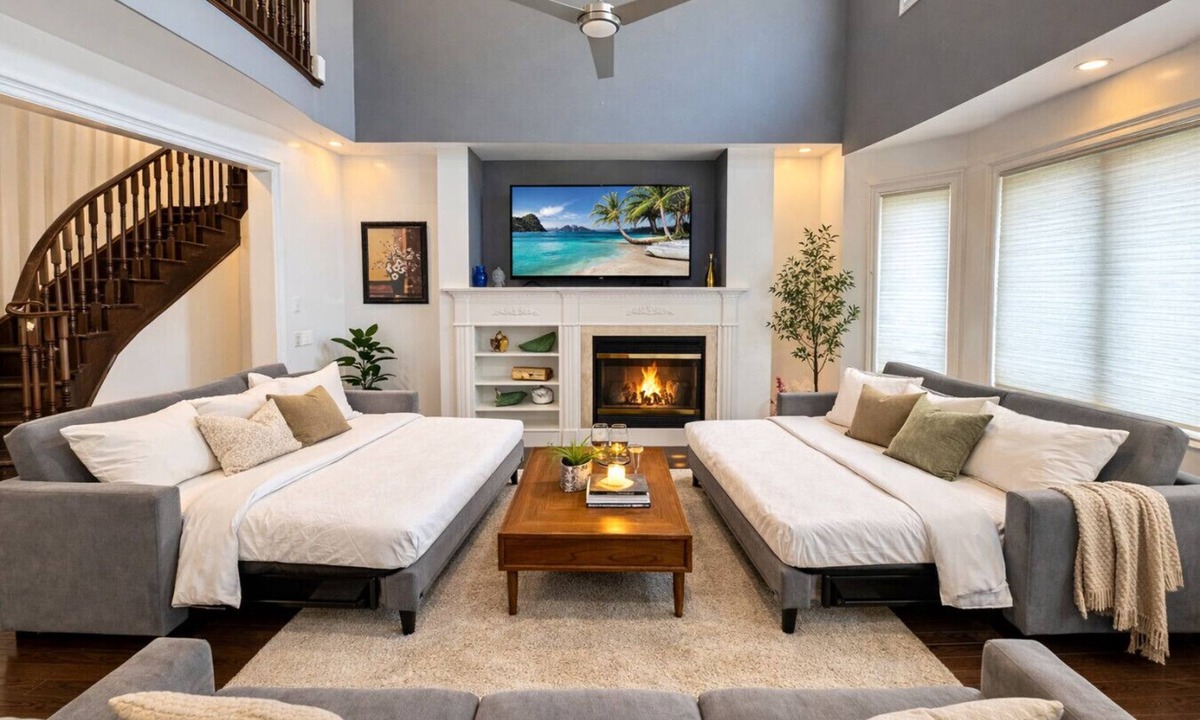 Brampton House | Wedding & Group 8-BR Estate 20ft Ceiling Games